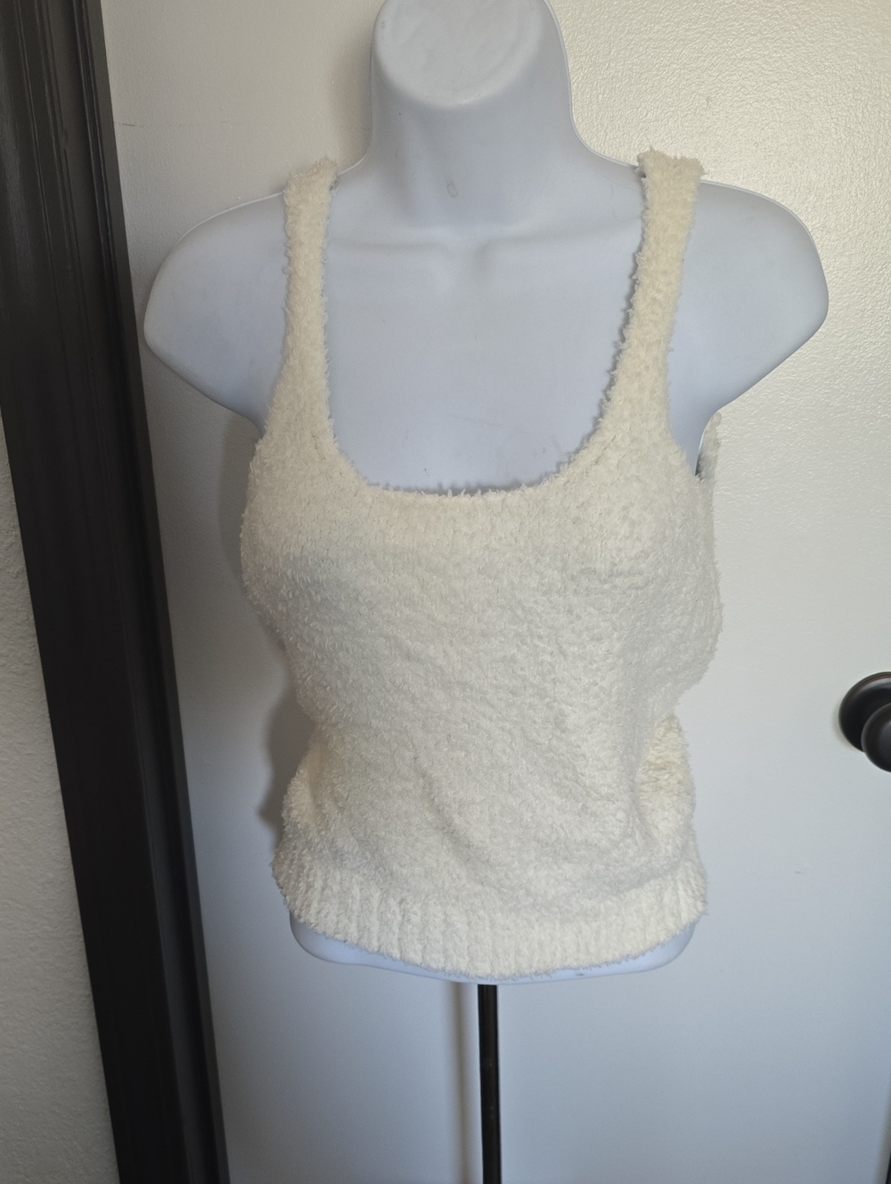 SKIMS Cream Cozy Tank Top - Soft Textured Knit